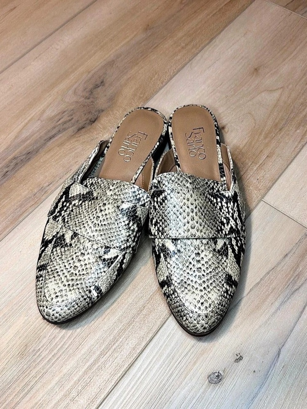 Franco Sarto Malesa Mule Snake Print Mules US 7